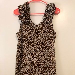 Entro Leopard Print Dress